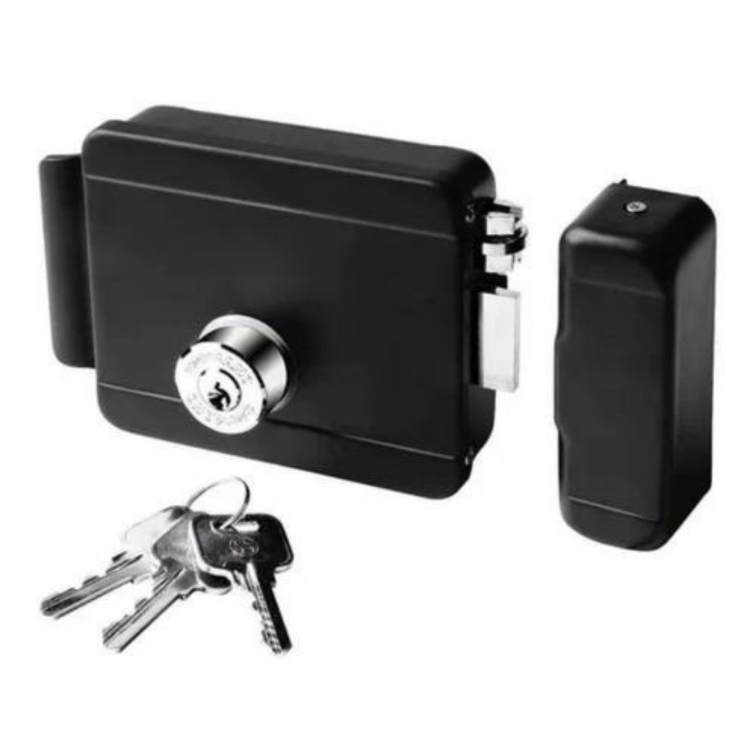 Fechadura-Eletrica-12V-Ajustavel-PY-ROS41-Preto-Soprano